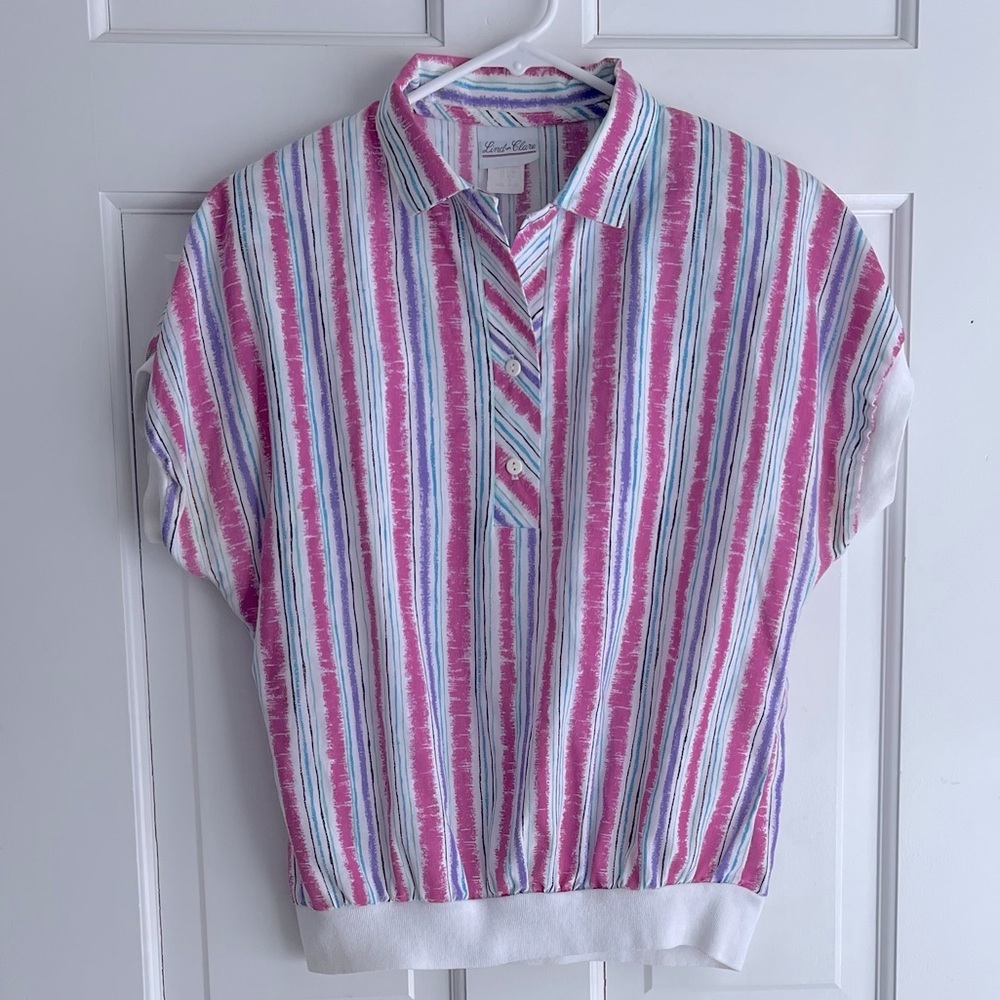 1980’s vintage top with shoulder pads